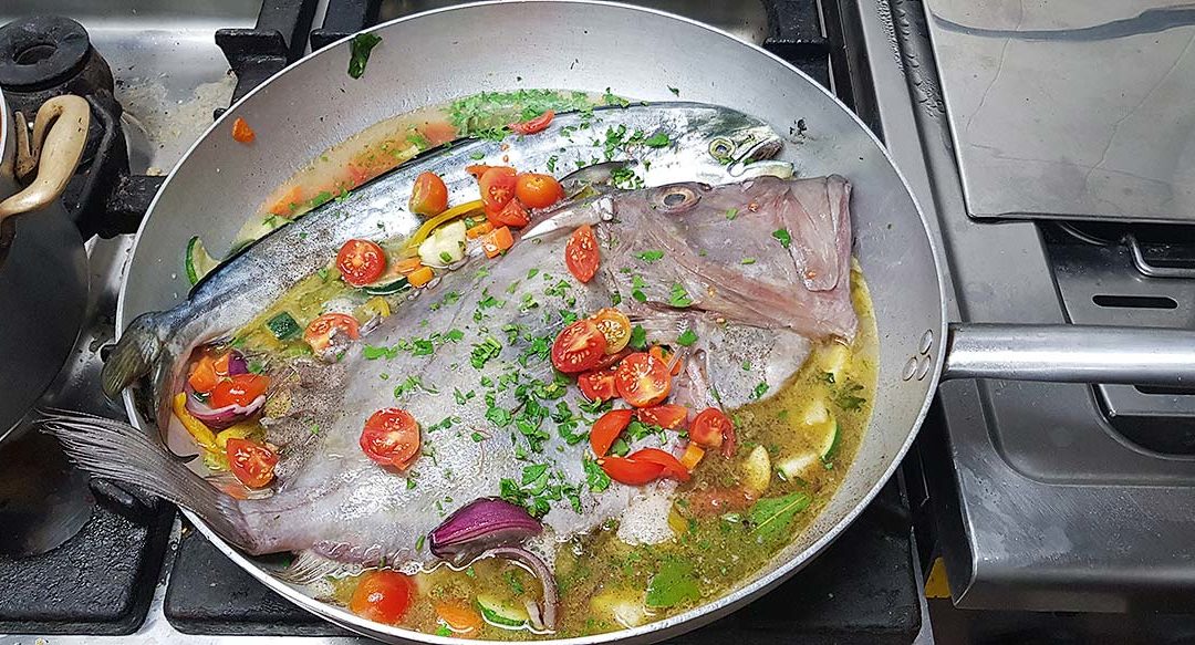 Genieten van verse vis bij La buona forchetta